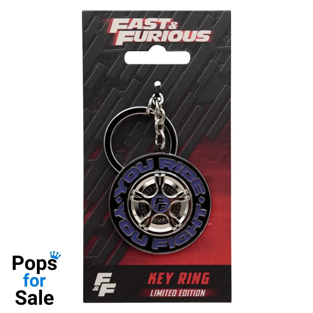 Fast & Furious You Ride You Fight Keyring