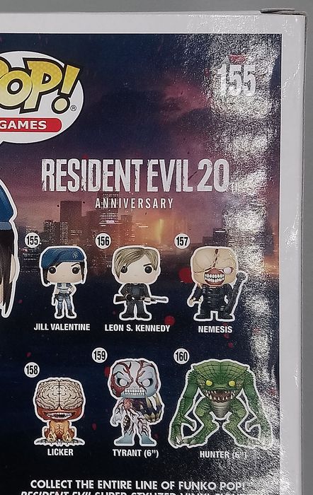 155 Jill Valentine - Resident Evil - Box Damaged Funko POP
