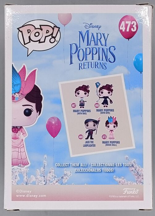 #473 Mary Poppins (at the Music Hall) - Disney Mary Poppins Box Damaged Funko POP
