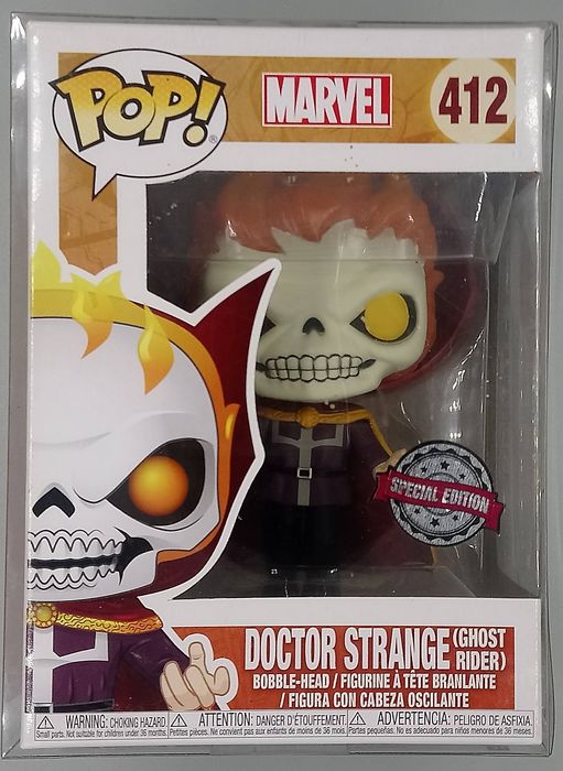 #412 Doctor Strange (as Ghost Rider) - Marvel Funko POP
