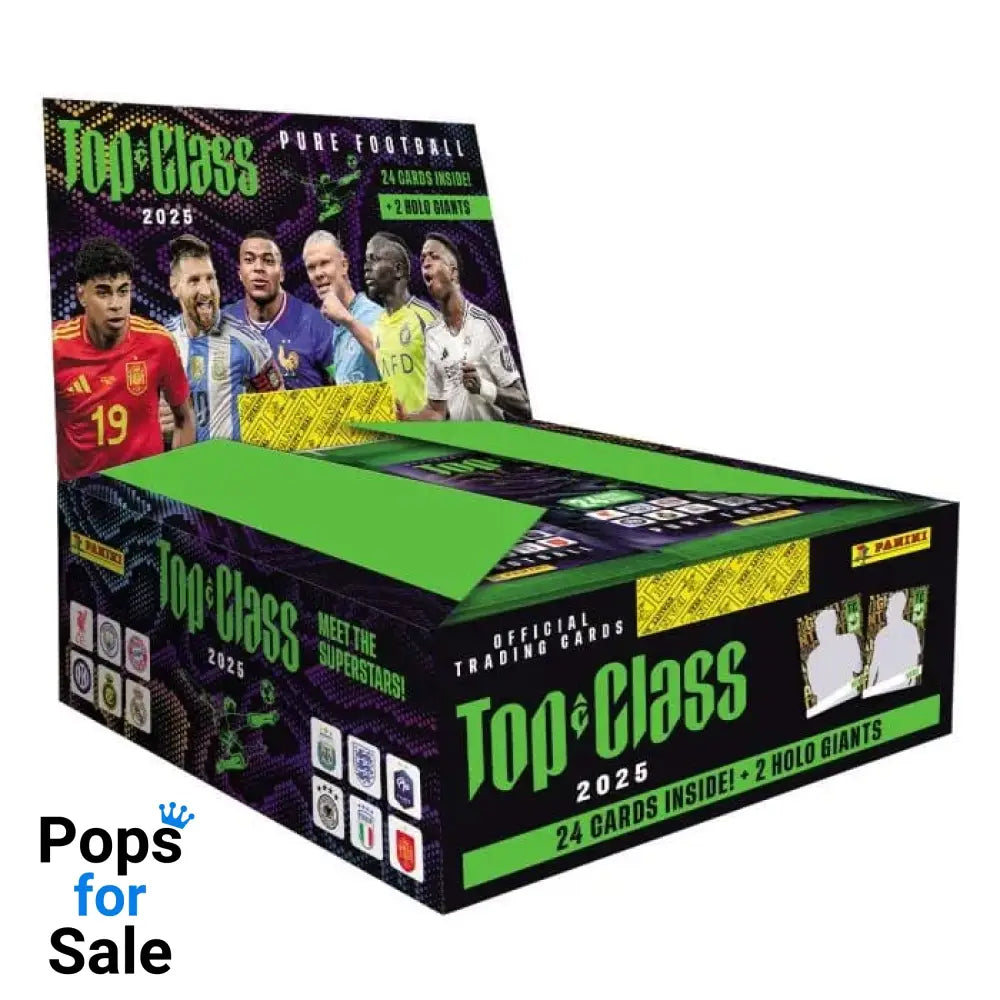 FIFA Top Class 2025 Trading Cards Fat Packs Display (10)