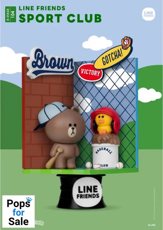 Figure (DS-104) Sport Club Close Box - Line Friends Figure