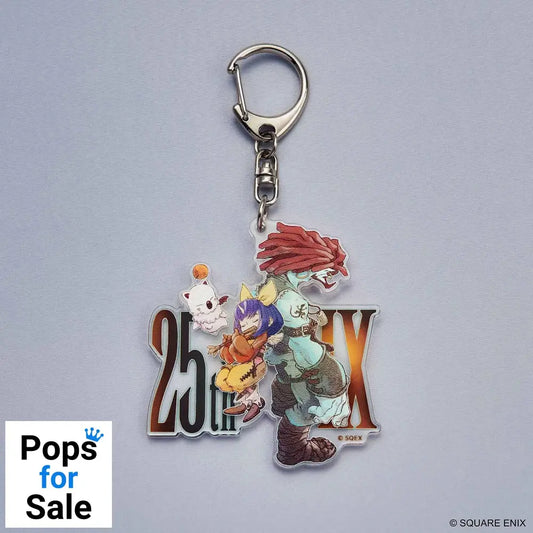 Final Fantasy IX Acrylic Keychain 25th Anniversary Eiko & Salamander