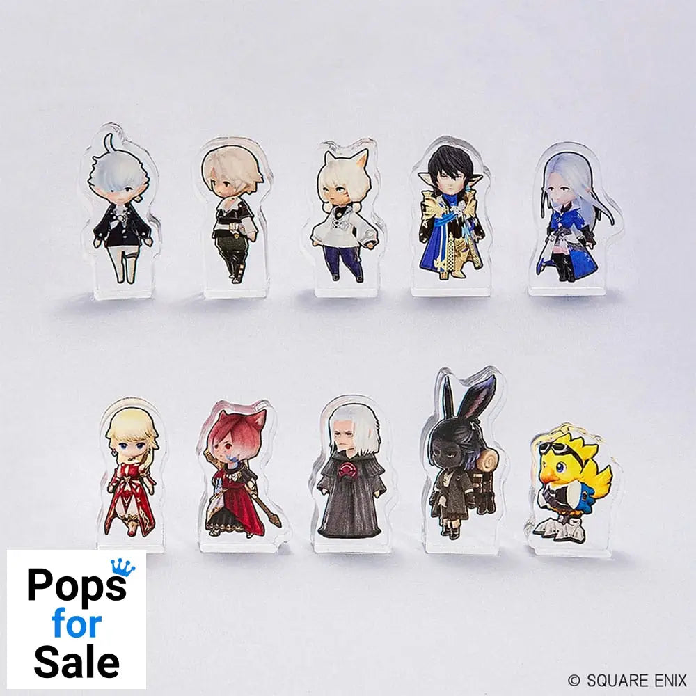 Final Fantasy XIV Mini Acrylic Block Vol. 1 Blind Box Display (10)