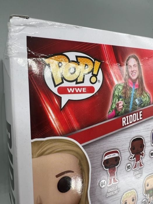#115 Riddle - WWE - Box Damaged Funko POP