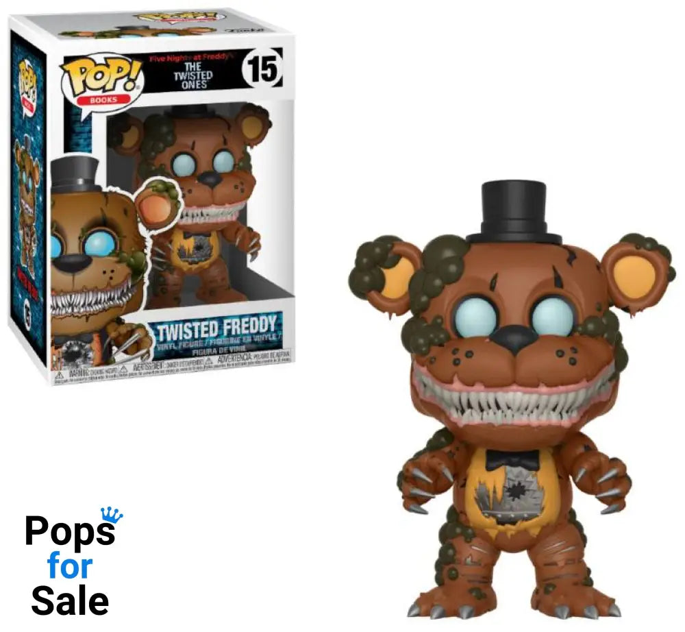 Five Nights at Freddy's The Twisted Ones POP! Books Vinyl Figure Twisted Freddy 9 cm