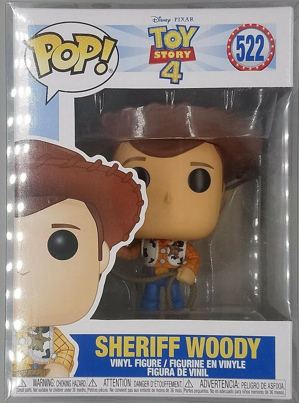 522 Sheriff Woody - Disney - Toy Story 4 - Funko POP - Box Damaged