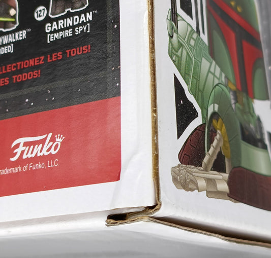 213 Boba Fett (with Slave One) - Deluxe - Star Wars Funko POP - Box Damaged