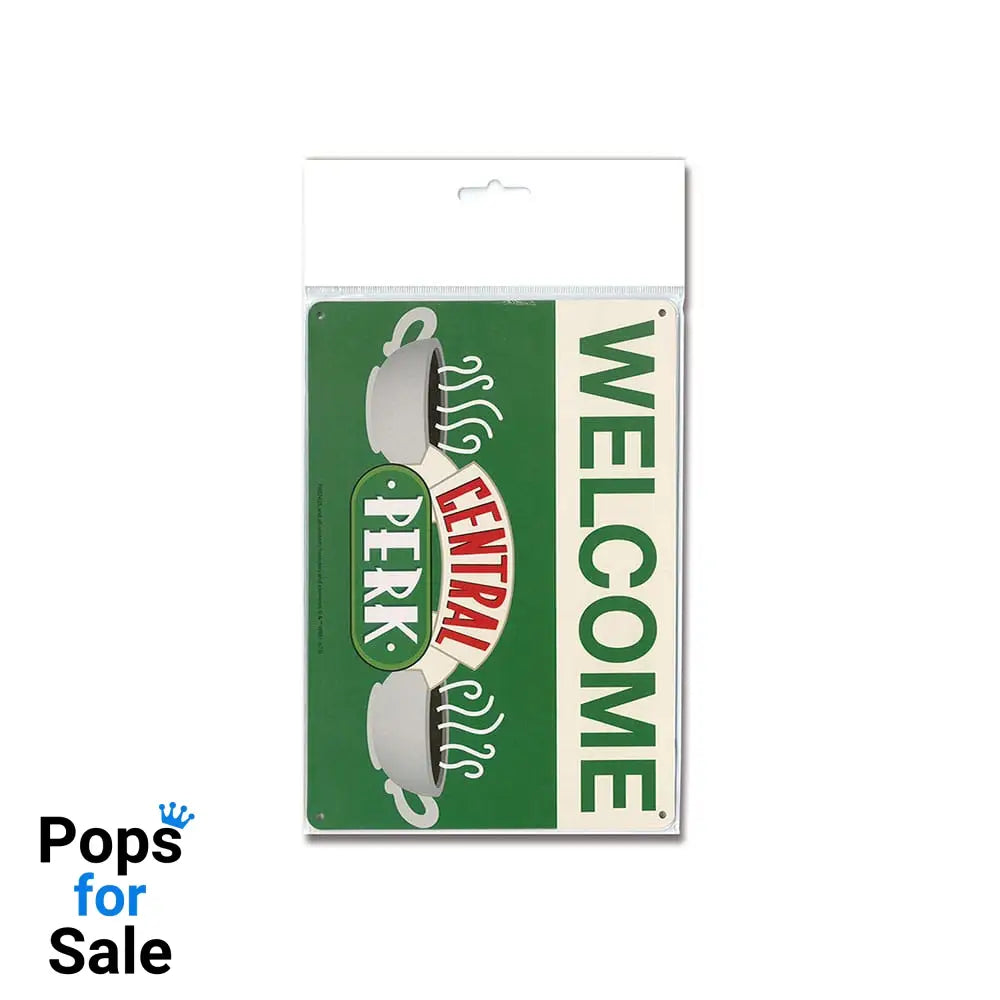 Friends Tin Sign Central Perk Welcome 15 x 21 cm