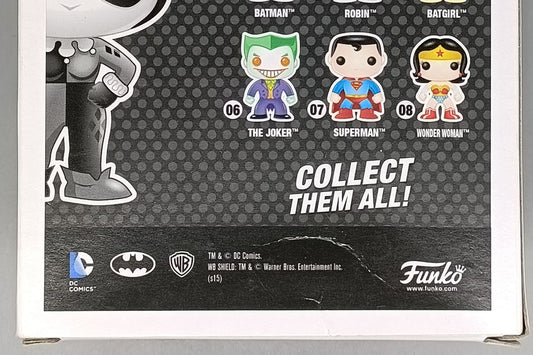 #45 Harley Quinn - B&W - DC Super Heroes - Box Damaged Funko POP