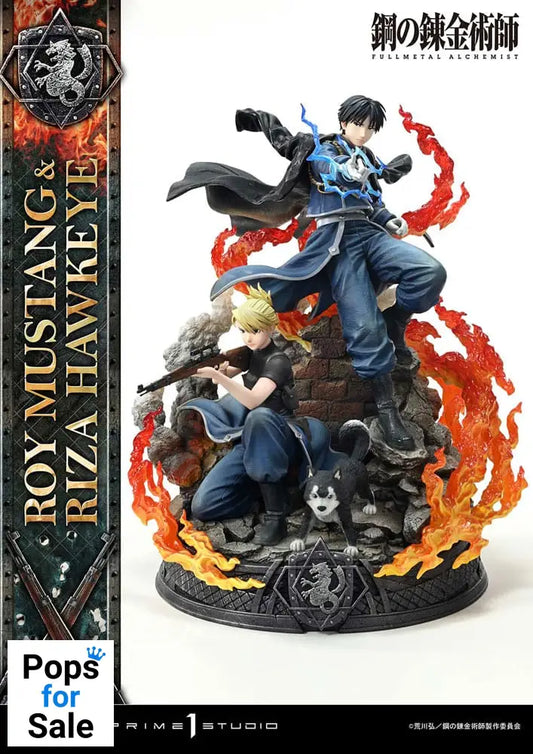 Fullmetal Alchemist Concept Masterline Statue 1/6 Roy Mustang & Riza Hawkeye Regular Version 50 cm