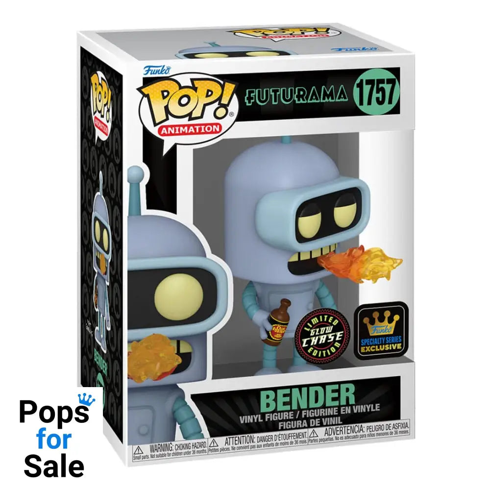Futurama POP! TV Vinyl Figures Bender w/CH(GW) 9 cm Assortment (6) POP! Figures