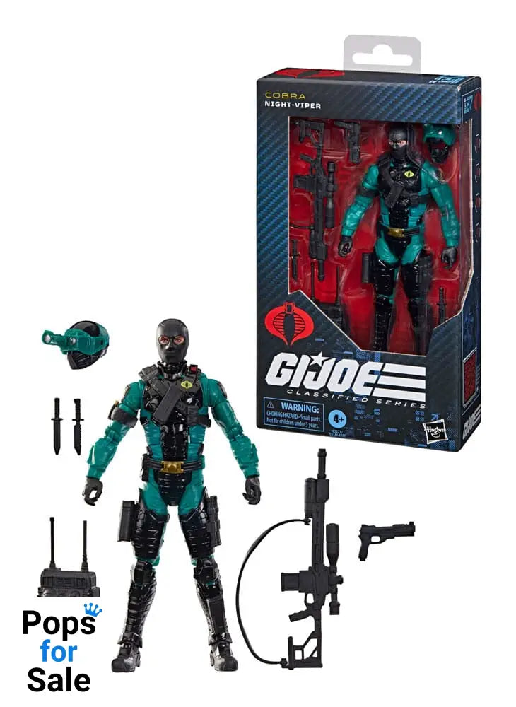 G.I. Joe Classified Series Action Figure Night-Viper 15 cm