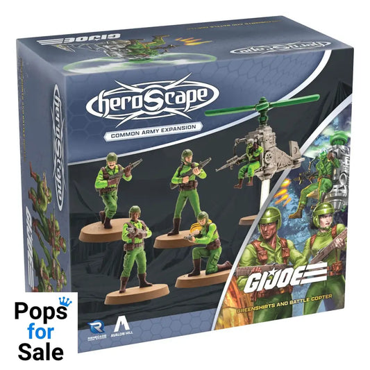 G.I.Joe Heroscape Army Expansion Greenshirts & Battle Copter (Common) *English Version*