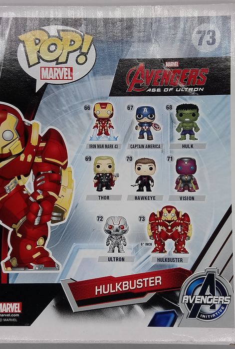 #73 Hulkbuster 6 Inch Marvel Avengers Age of Ultron - Box Damaged Funko POP