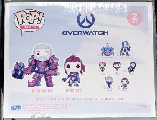 Reinhardt and Brigitte - Overwatch - Box Damaged Funko POP