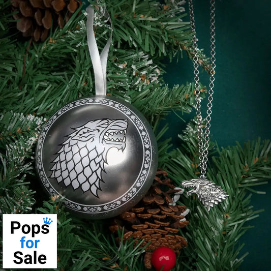 Game of Thrones tree ornament with Necklace Stark