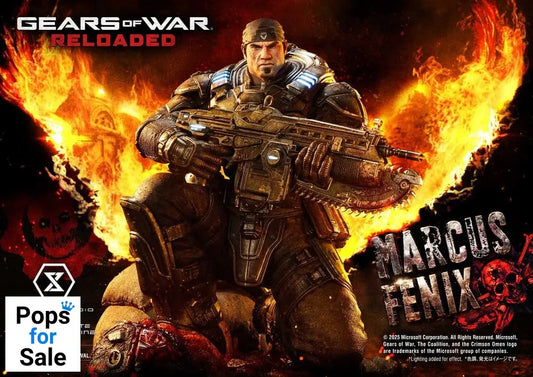 Gears of War: Reloaded Real Elite Masterline Series Statue 1/3 Marcus Fenix Ultimate Version 97 cm