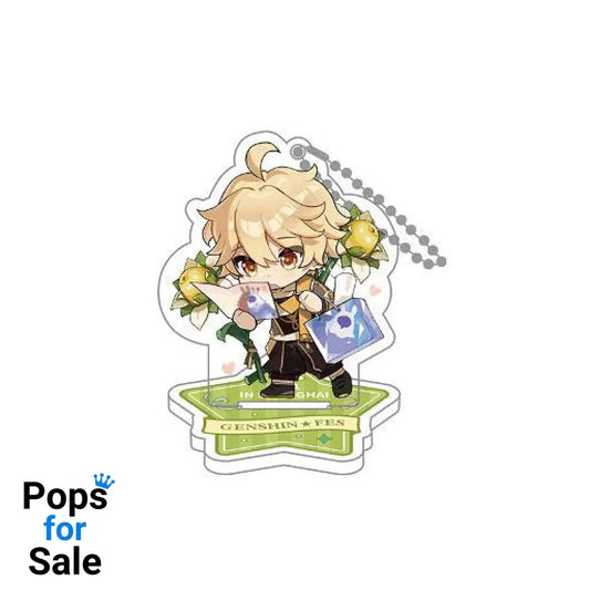 Genshin Impact Genshin Fes 2021 Acrylic Figure & Keychain Traveler Aether 9 cm
