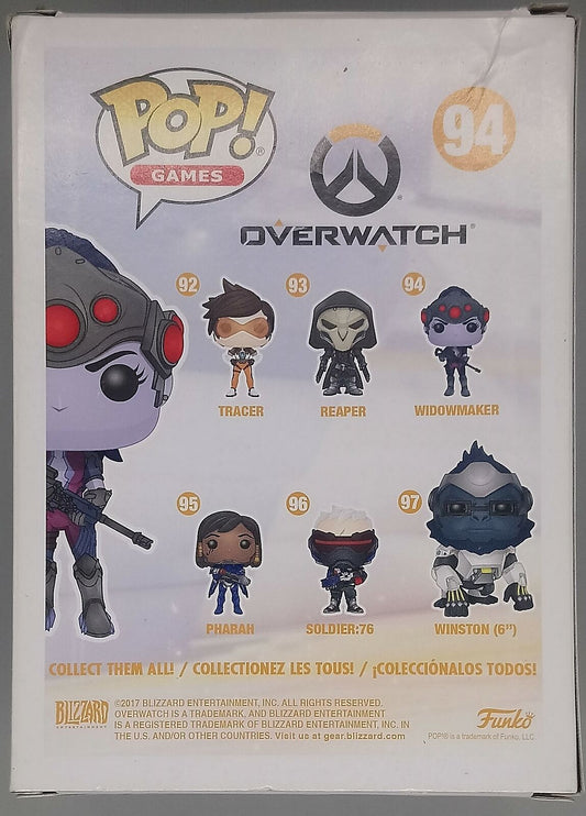 #94 Widowmaker (Winter) Overwatch - Box Damaged Funko POP