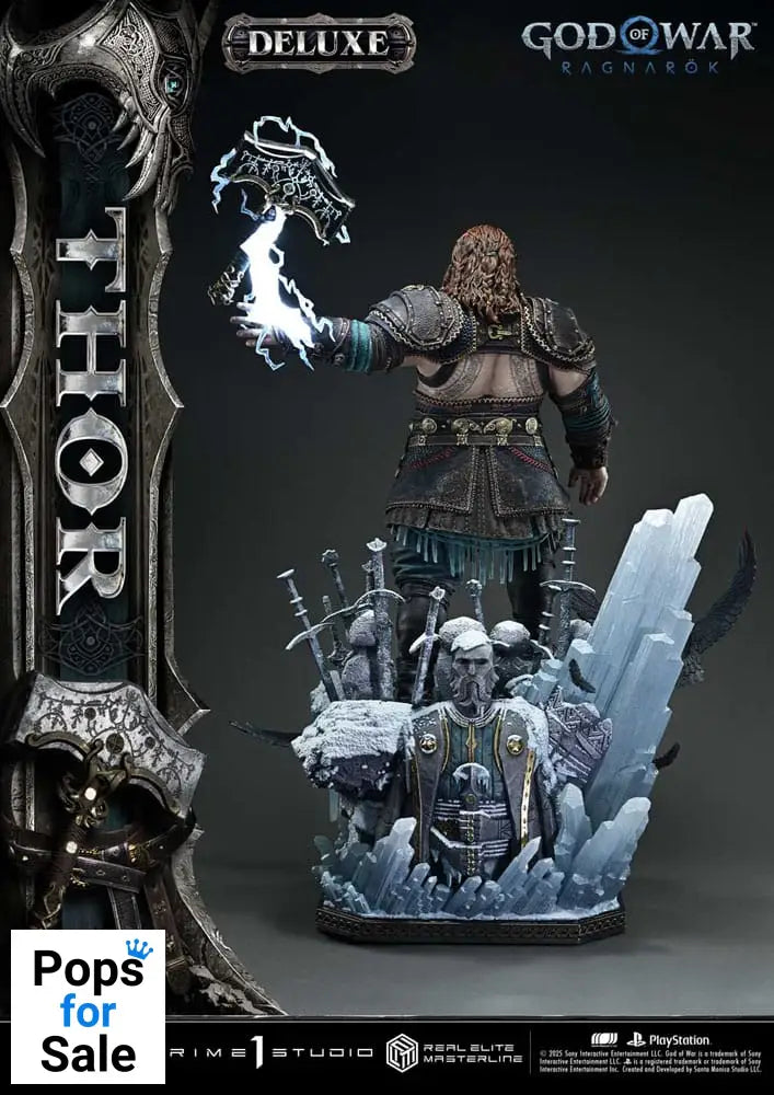 God of War: Ragnarök Real Elite Masterline Series Statue 1/3 Thor Deluxe Version 105 cm Statues