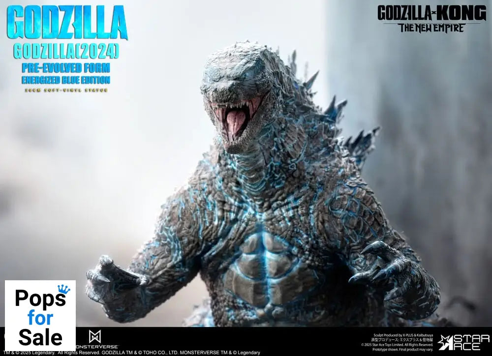 Godzilla vs. Kong: The New Empire Soft Vinyl Statue Godzilla (2024) Evolved Blue Edition 28 cm Statues