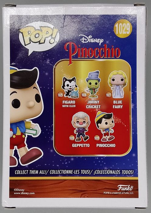 #1029 Pinocchio (School Bound) - Disney Pinocchio Box Damaged Funko POP