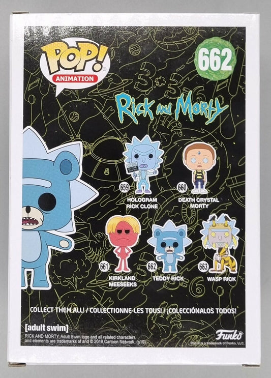 #662 Teddy Rick (Bloody) Chase Edition - Rick and Morty Funko POP