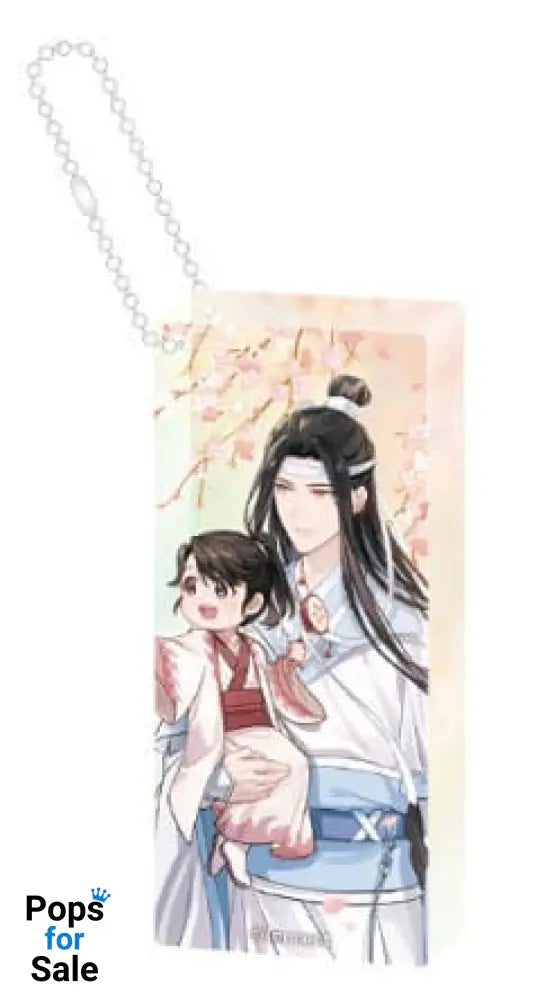 Grandmaster of Demonic Cultivation Acrylic Domino Keychain Lan Wangji Wu Wang Ver. 6 cm