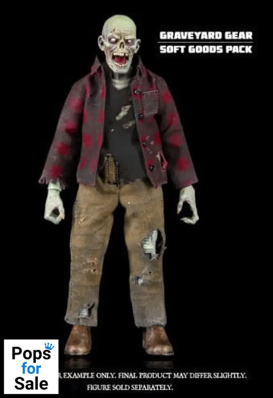 Graveyard Series Action Figure Accessory Worker Zombie Soft Goods Pack