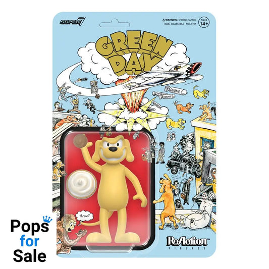 Green Day ReAction Action Figure Dookie Dog 9 cm
