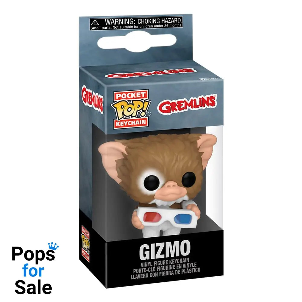 Gremlins Pocket POP! Vinyl Keychains 4 cm Gizmo w/3D Glasses Display (12)