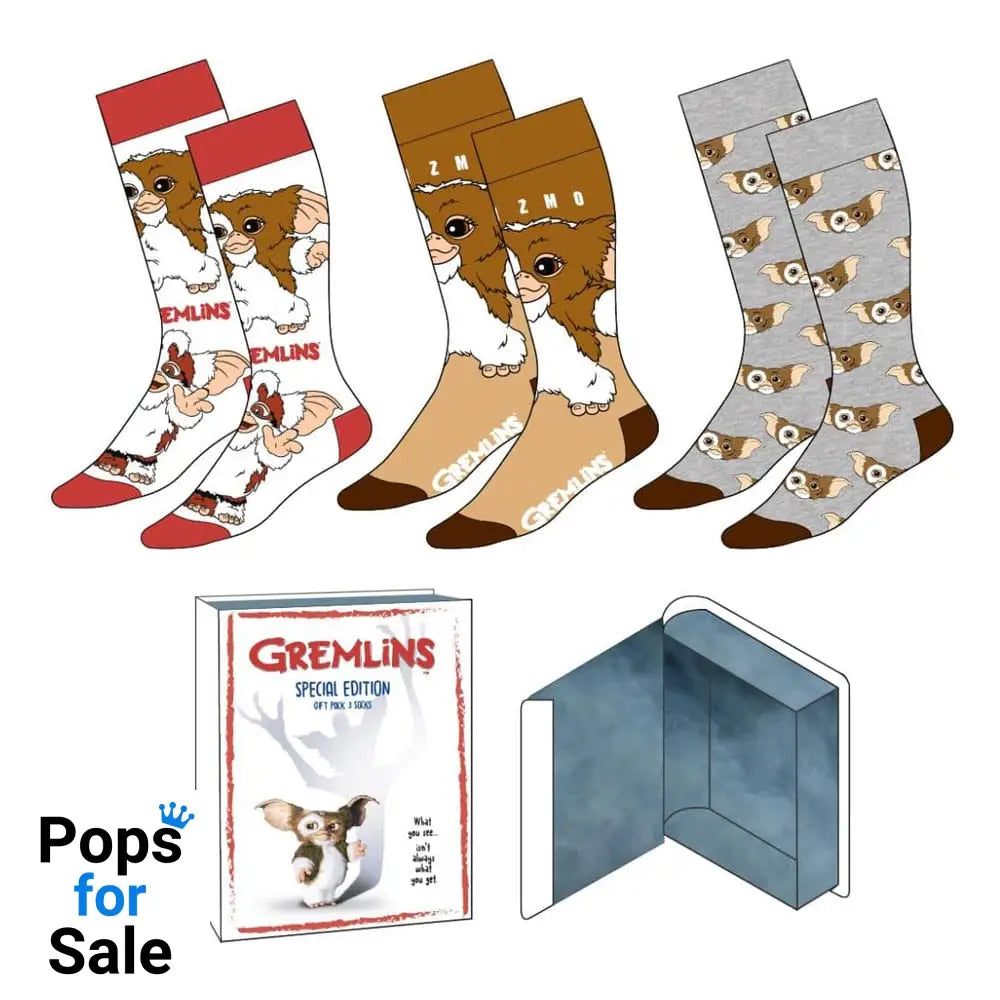 Gremlins Socks 3-Pack 36-43 Footwear