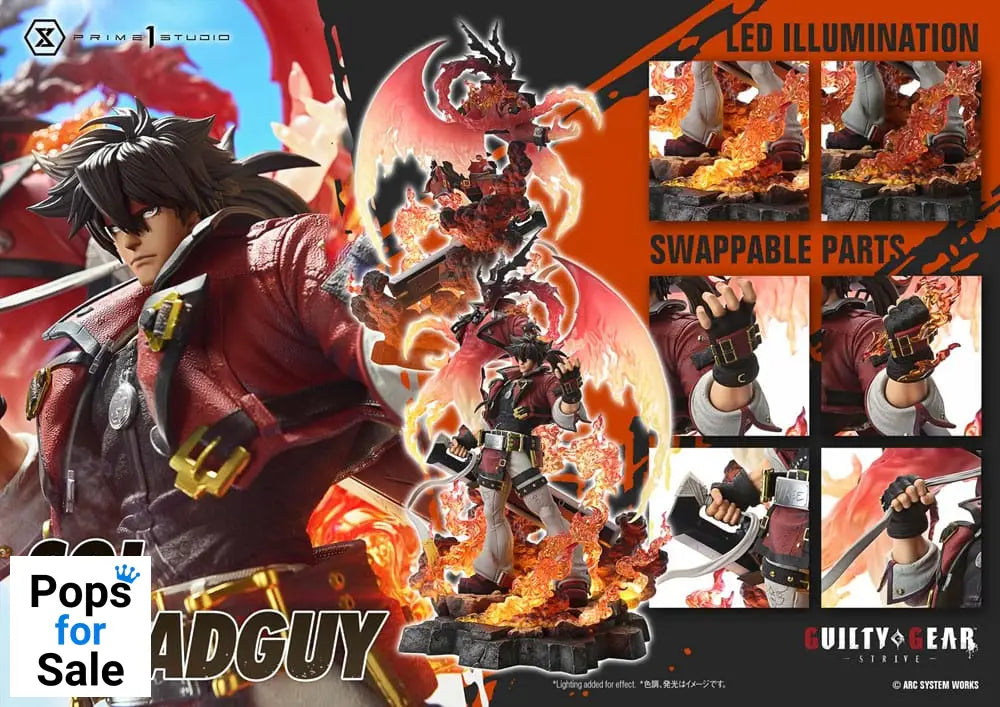 Guilty Gear Strive Ultimate Premium Masterline Series Statue 1/4 Sol Badguy Version 82 cm