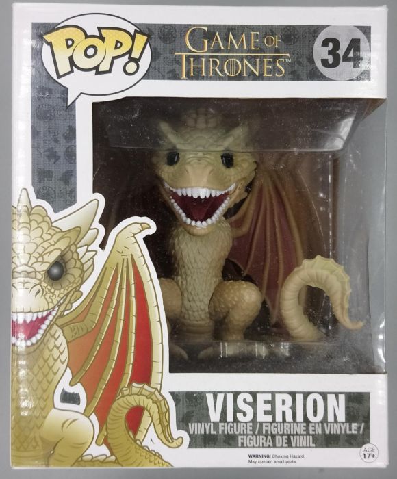 #34 Viserion - 6 Inch - Game of Thrones Funko POP