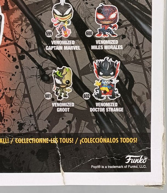 #599 Venomized Captain Marvel - Marvel Max Venom Box Damaged Funko POP