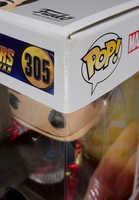 305 Iron Spider (Unmasked) Marvel Avengers - Funko POP - Box Damaged