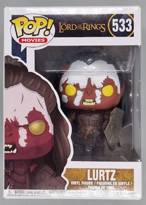 533 Lurtz - Lord of the Rings - Box Damaged Funko POP