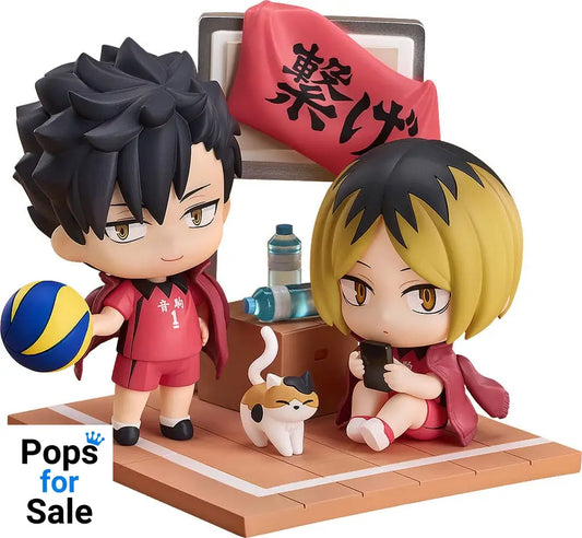 Haikyu!! Qset Mini-Figure 2-Pack Tetsuro Kuroo & Kenma Kozume 9 cm