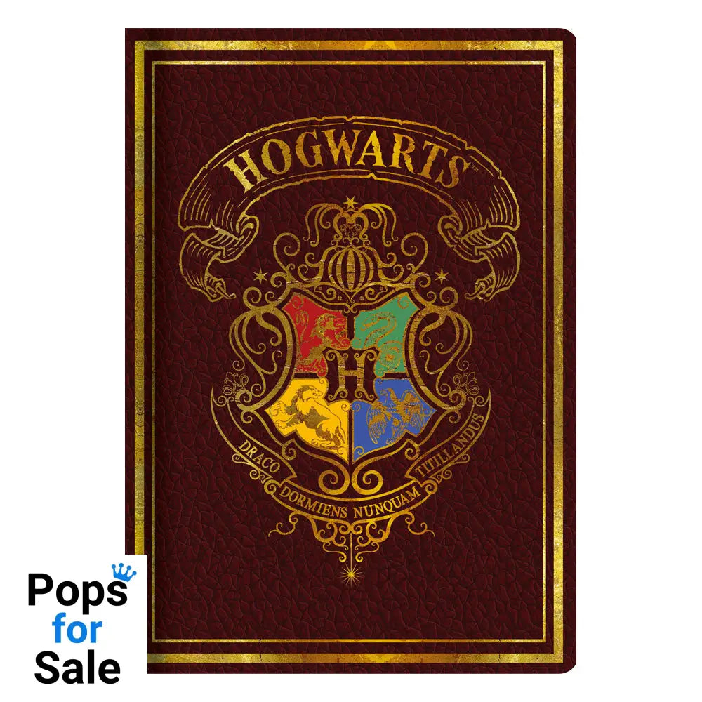 Harry Potter A5 Notebook Red Colourful Crest Case (6)