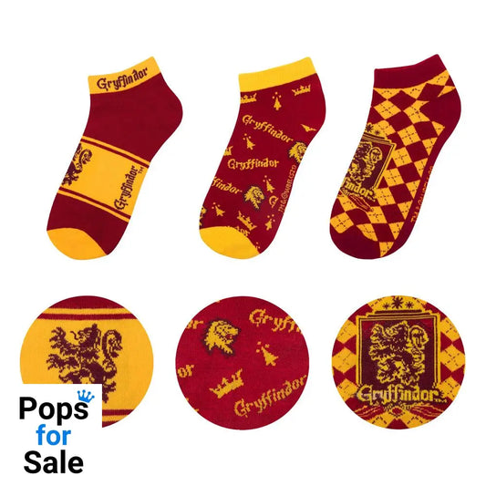 Harry Potter Ankle Socks 3-Pack Gryffindor