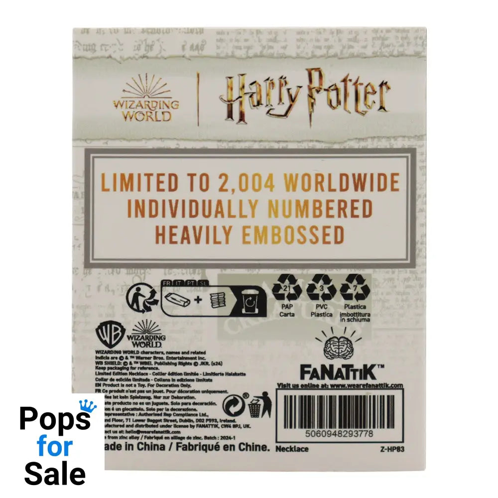 Harry Potter Azkaban Necklace Necklace