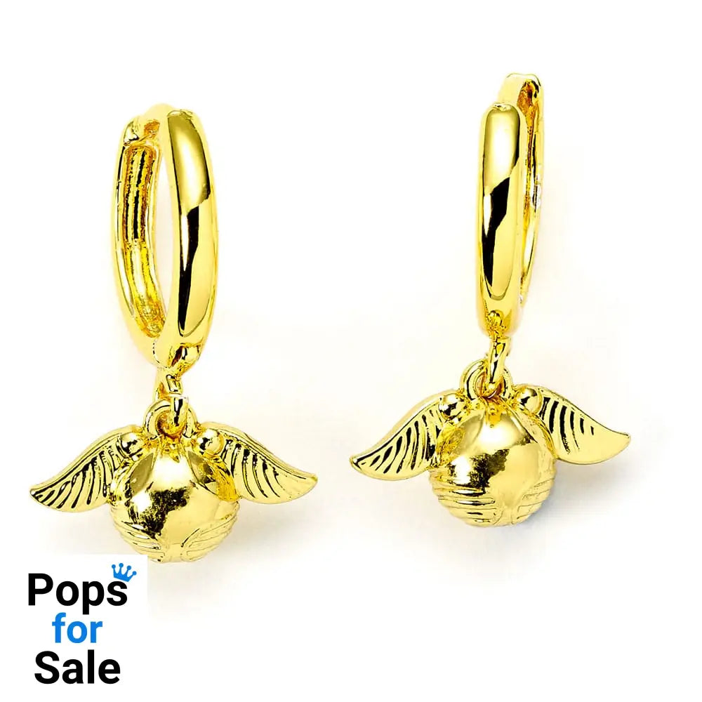 Harry Potter Earrings Golden Snitch (Golden Tone) Earrings