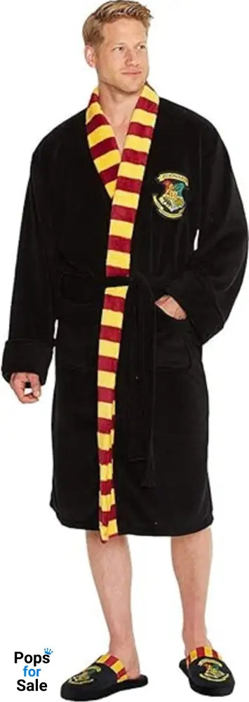 Harry Potter: Hogwarts Mens Fleece Hoodless Robe