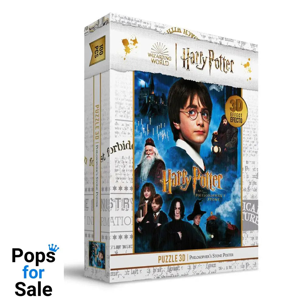 Harry Potter Jigsaw Puzzle with 3D-Effect Philosopherβs Stone Poster (100 pieces) Puzzles