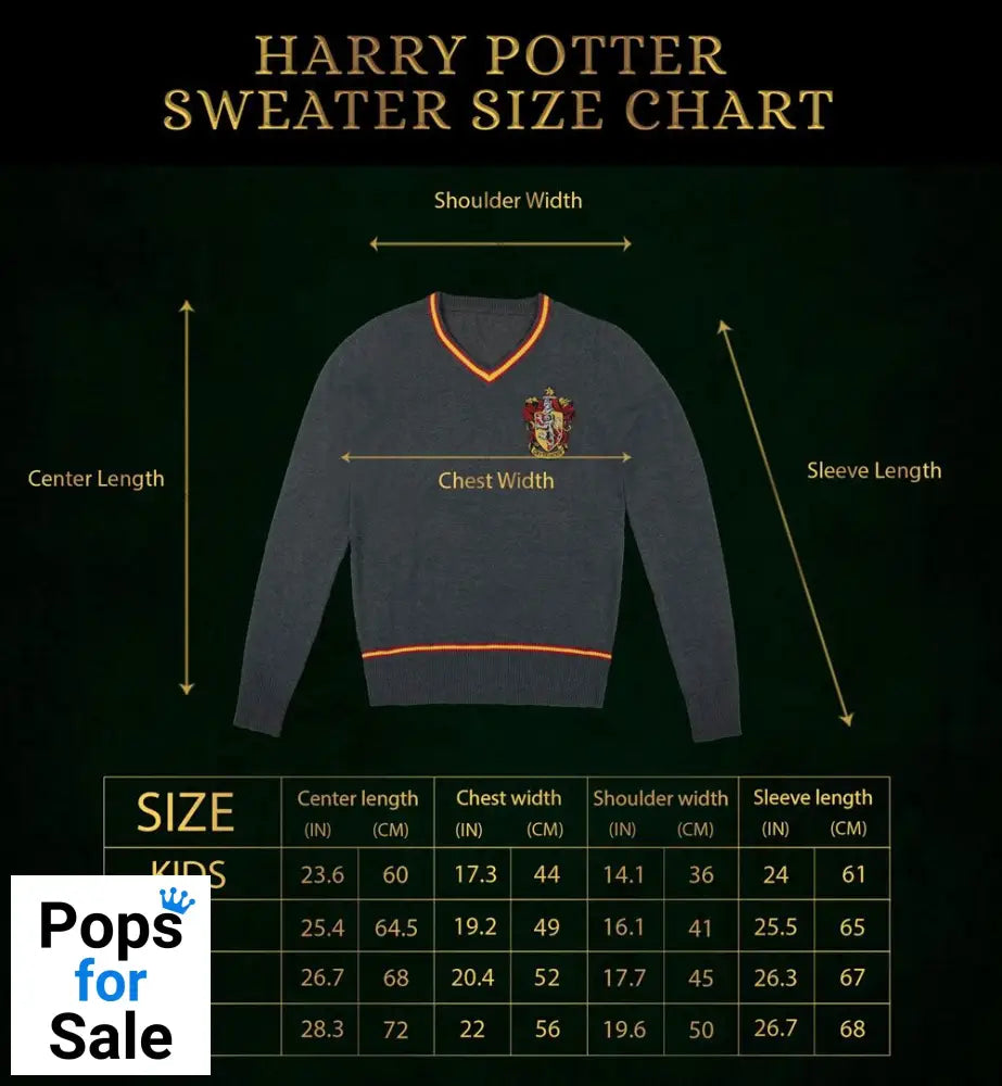 Harry Potter Knitted Sweater Gryffindor Sweaters