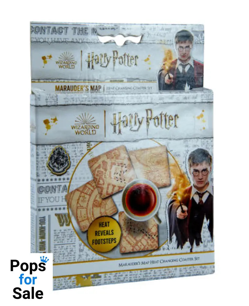 Harry Potter: Marauder’s Map Heat Changing Coasters (4pcs)