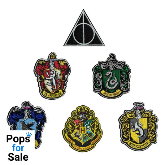 Harry Potter Patches 6-Pack House Crests