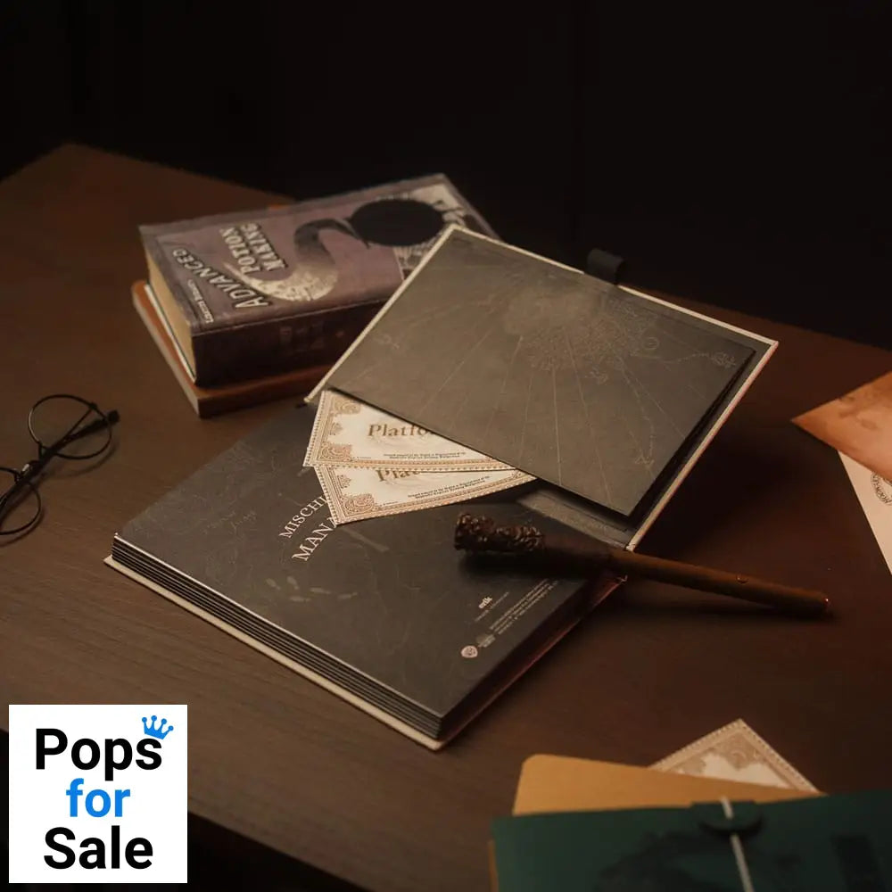 Harry Potter Premium Notebook A5 with Light Marauder's Map