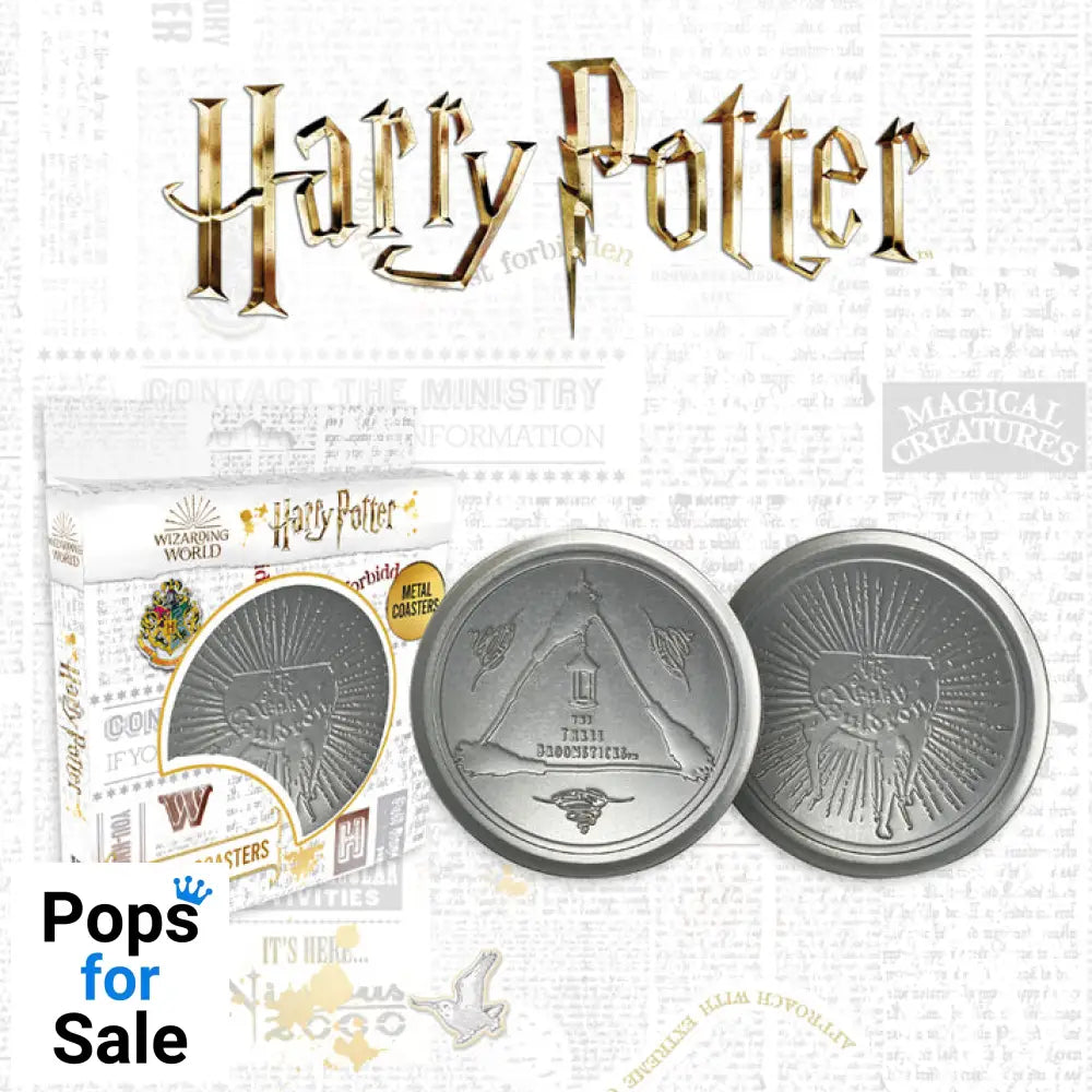 Harry Potter Set of 4 Embossed Metal Coasters Coasters